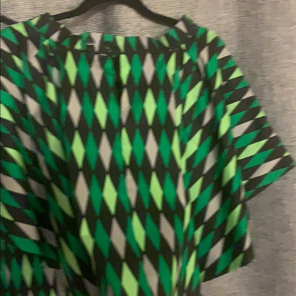 Gloria Green House Harlequin with Removable Peplum - Picture 7 of 10